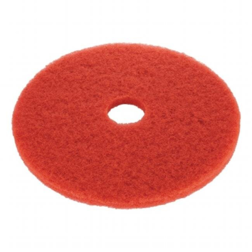 19 in. Floor Buffing Pad, Red