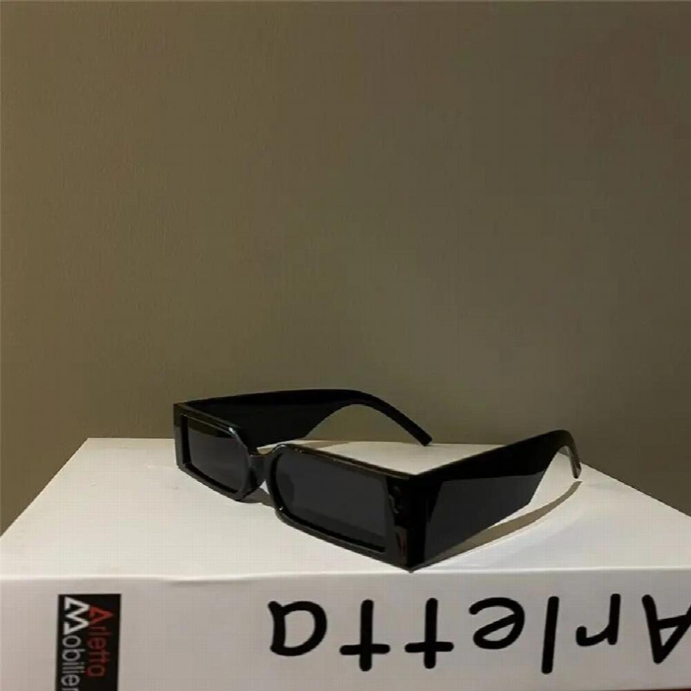 Retro Small Rectangle Sunglasses UV400 Shades Punk Sun Glasses Street Summer Eyewear for Women Men