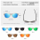 Natural Bamboo Wooden Sunglasses Polarized Mirror Coating Lenses Temple Pattern Retro Pattern Sunglasses 4