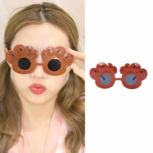 Party Eyewear Bear-Paw Lens Funny Sunglasses Party-Favor Party Supplies