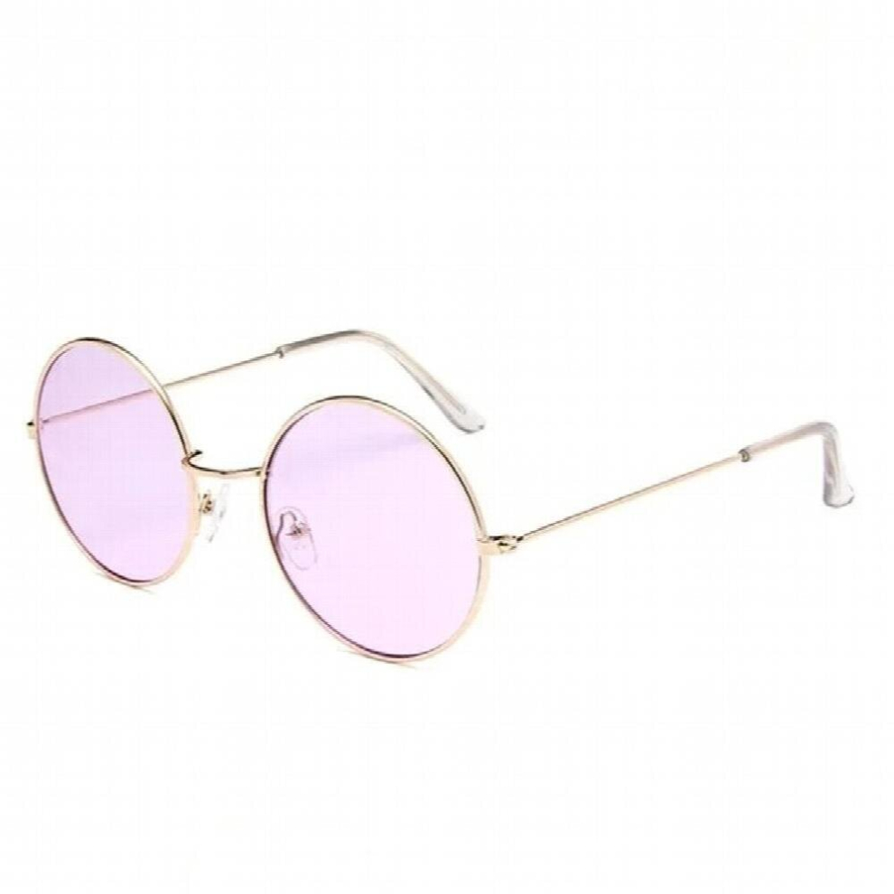Vintage Round Sunglasses Women Steampunk Shades MultiColor Gradient Mirror Lens Goggles UV400-image-OPC-PCRSYWP-NEW