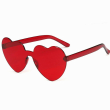 Love Sunglasses Rimless Frameless Heart-shaped Sunglasses Party Glasses Fun Sumglasses Eyeglasses Frames