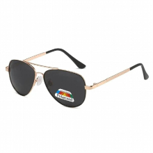 Metal Frame Kids Polarized Sunglasses, Multicolor Frame Outdoor Sunshade Mirrors