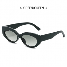 Small Face Girl Hip-Hop Sunglasses Protect Eyes Blocking Glare Glasses Unique Frame for Party Stage Show NOV99