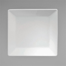 5 in. Fusion Bright White Porcelain Square Plate