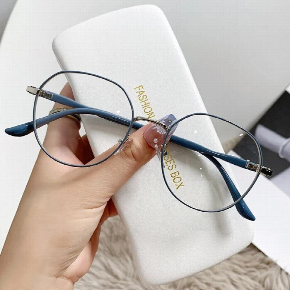 metal eyeglass frame Anti Light Women Men Anti Light Eyewear Blocking Glasses Optical Spectacle Eyeglass