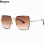 Boyarn Frameless Cut Edge Square Gradient Chip Glasses Sunglasses Sun Glasses 5
