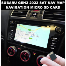 SUBARU GEN2 2023 Sat Nav Map Update Micro SD Card Europe UK & Ireland for Outback, Forester, Legacy, Impreza, Levorg, WRX STI, XV