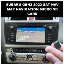 Subaru Gen2 Sat Nav Satellite Navigation SD Card Map Update UK & EU
