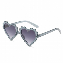 Boyarn Peach Heart Curling Sunglasses Childrens Pc Frame Personalized Sunglasses Baby Round Face Frame Sunglasses