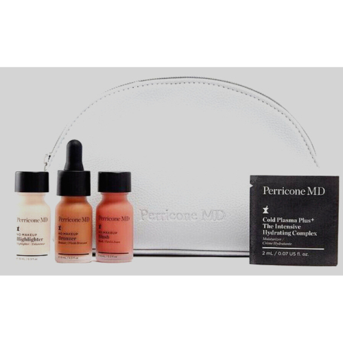 Perricone PERRICONE MD NO MAKEUP SET OF BLUSH/BRONZER/HIGHLIGHTER 10ML EACH+BAG