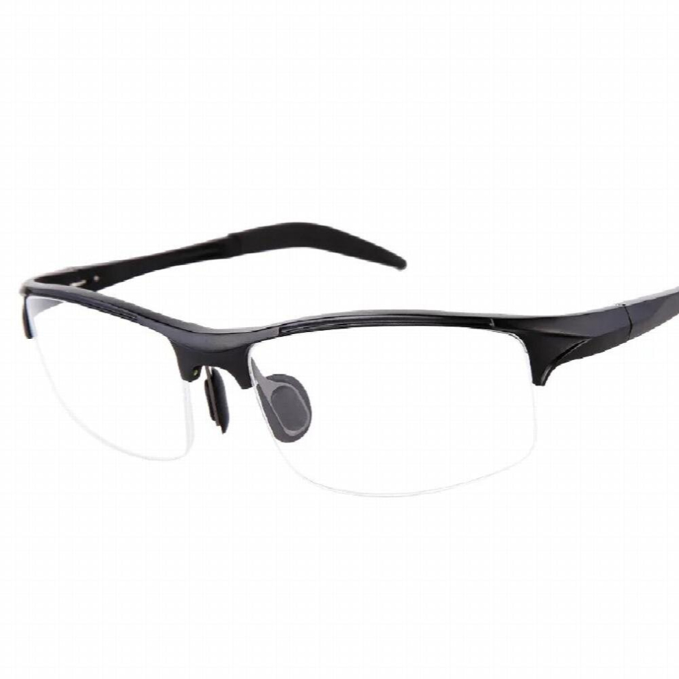 business men glasses frame sport aluminum magnesium half frame optical plain glasses can match myopia glasses