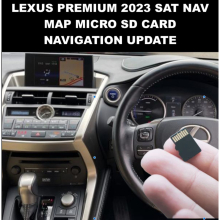 LEXUS PREMIUM GEN 8/9 NAVIGATION MICRO SD CARD UK & EUROPE 2022-2023