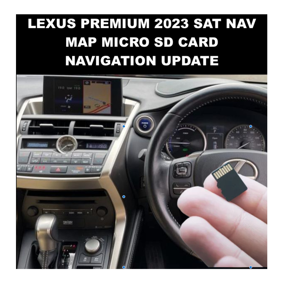 LEXUS PREMIUM GEN 8/9 NAVIGATION MICRO SD CARD UK & EUROPE 2022-2023