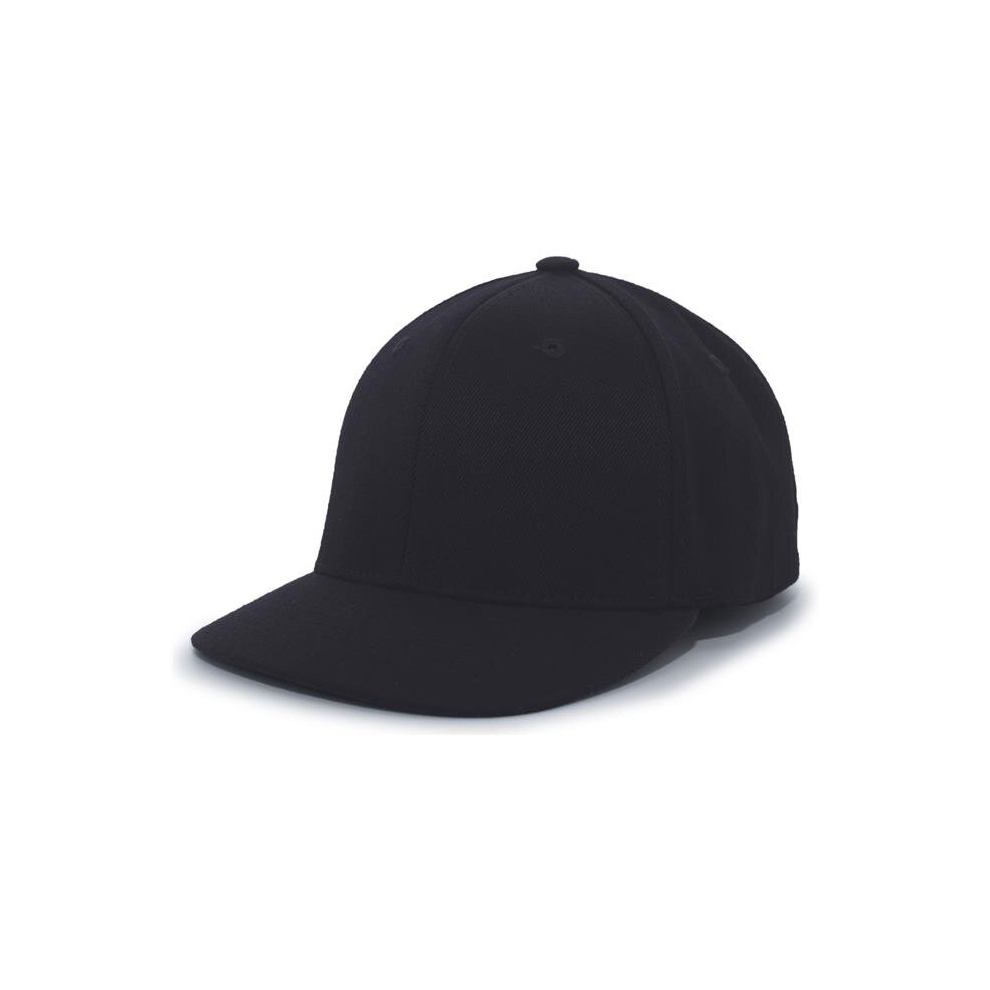 855U.080.S-M Wool Combo Umpire Flexfit Cap, Black - Small & Medium