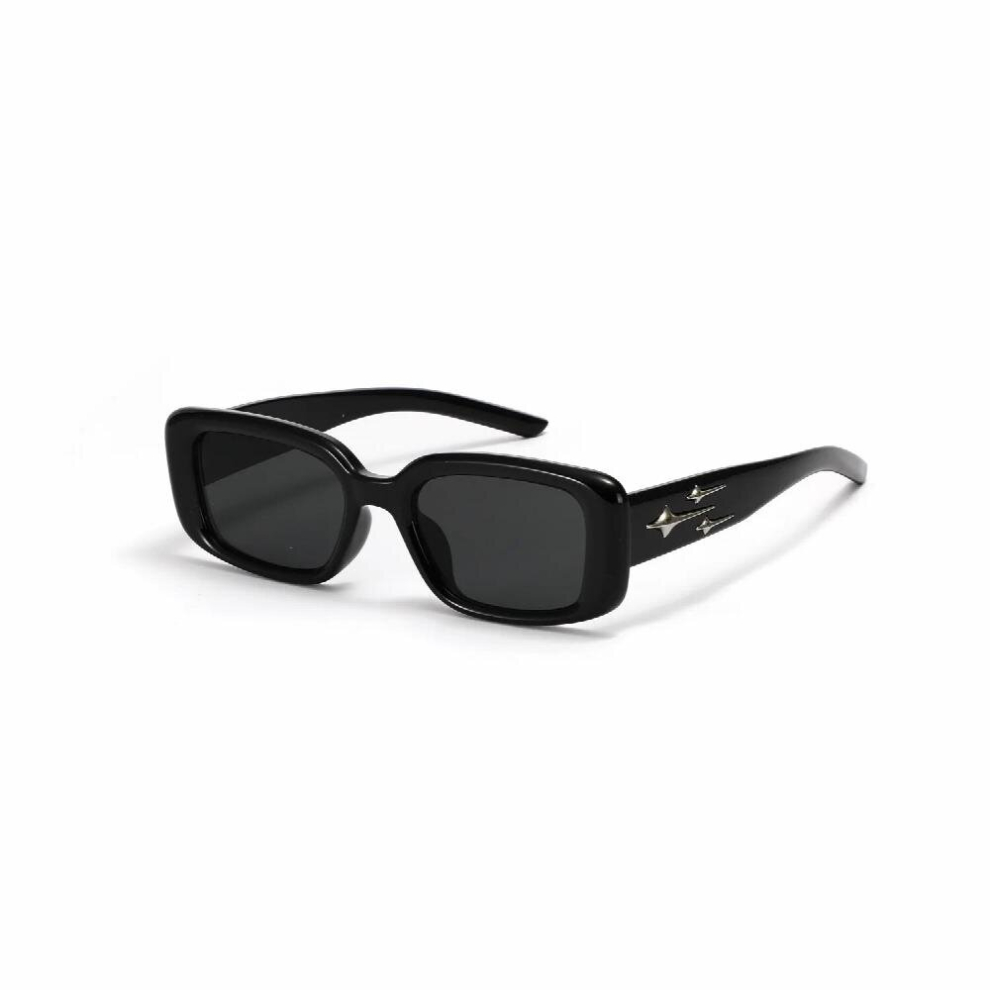 Pentagonal Star Narrow Box Square Womens Glasses Box Boyfriend Sunglasses Men