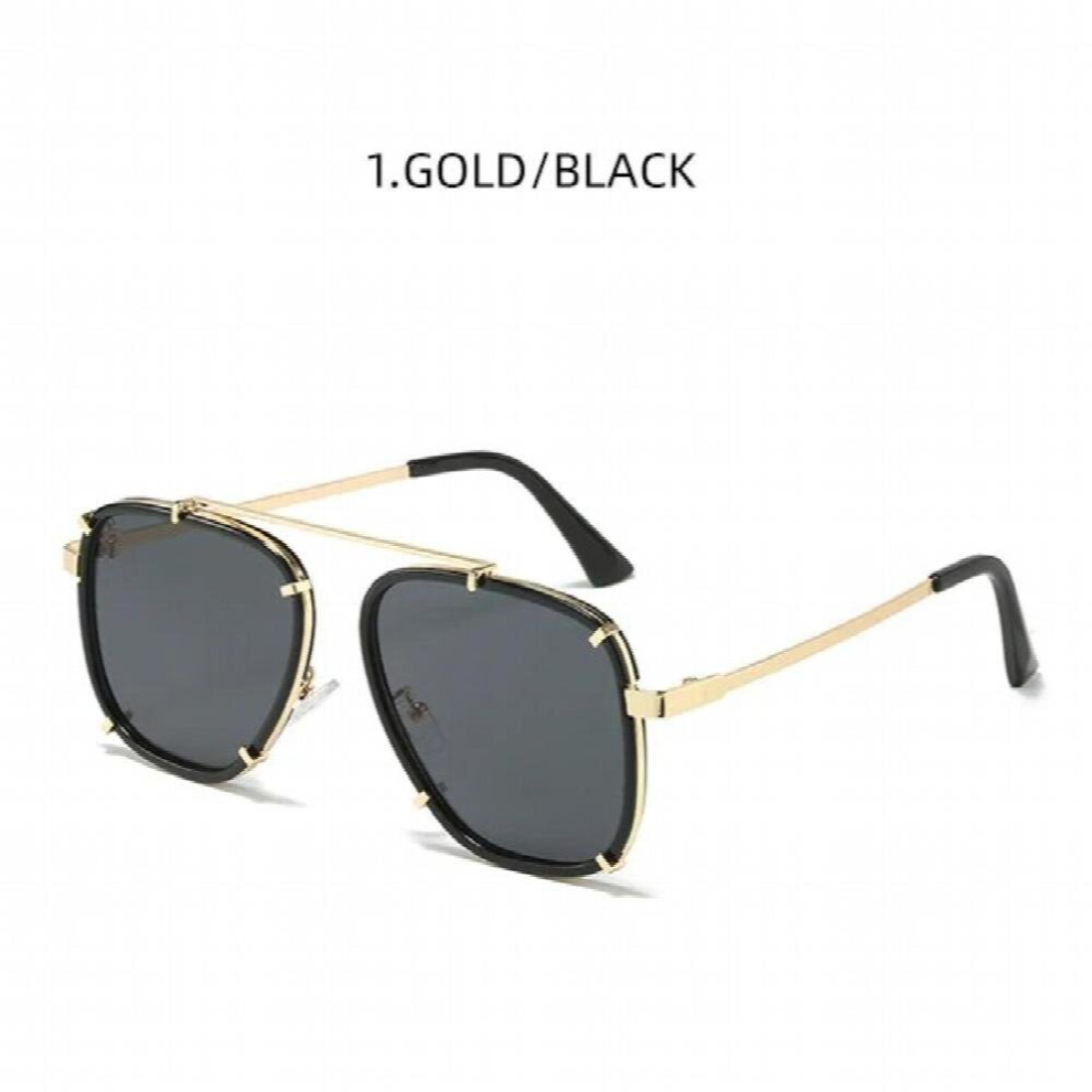 Vintage Claw Oval Gradient Sunglasses For Women Alloy Single Bridge Driving Sun Glasses Men Punk Eyewear-image-OPC-PCRTHF5-NEW