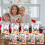 50PCS Christmas Snowman Cookie Bags Plastic Candy Packaging Sacks 4