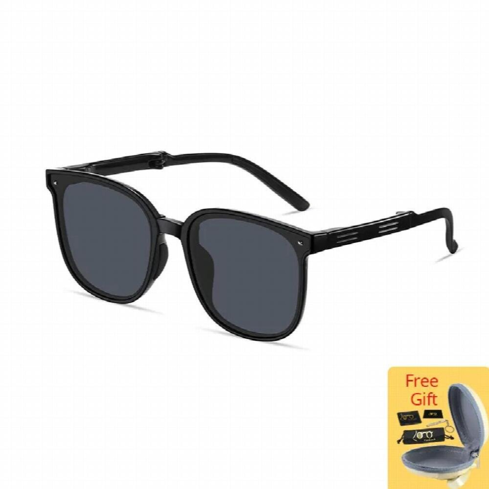 Folding Sunglasses Polarized Women Men Driving Sun Glasses With Case Spring Hinge Spectacle Anti UV Glare-image-OPC-PCRTJCX-NEW