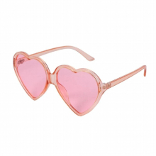 90S Vintage Glasses Large Women Lady Girls Oversized Heart Shaped Retro Sunglasses Love Eyewear