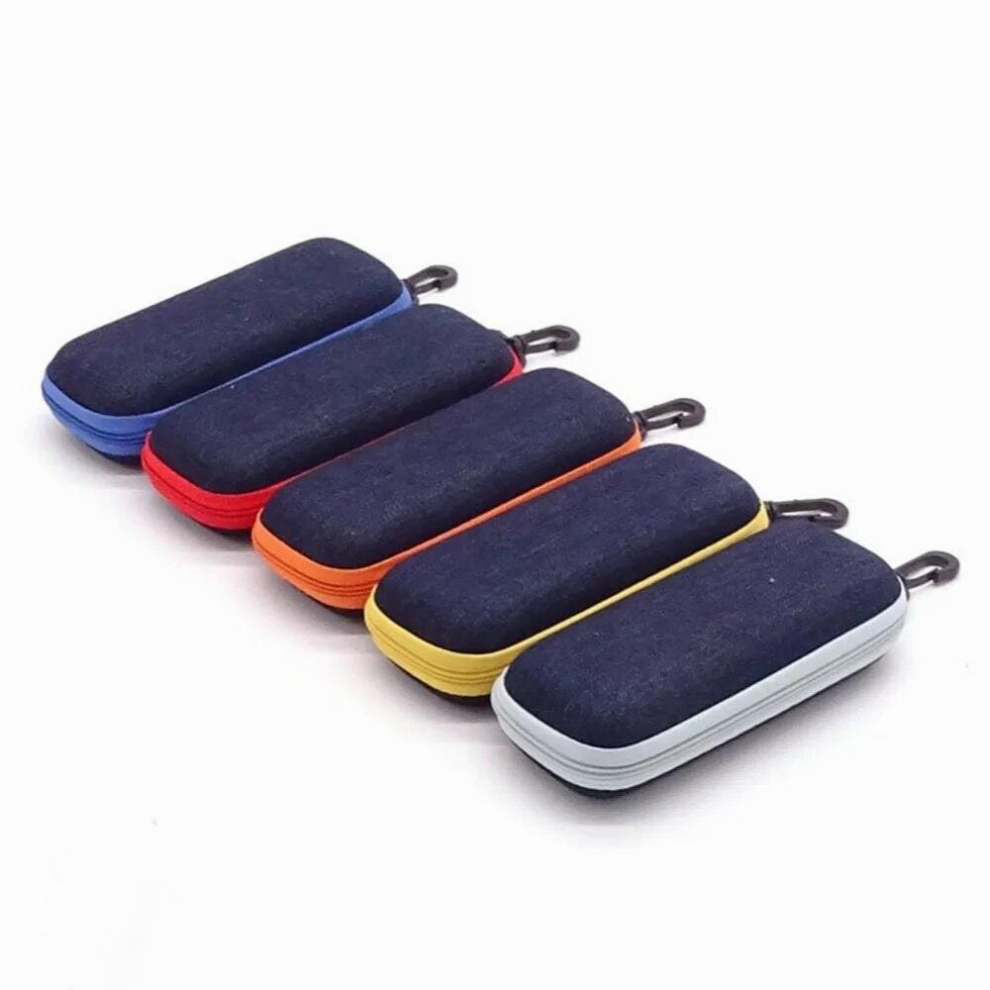 Portable Eyewear Cases Cover Sunglasses Hard Case For Women Men Glasses Box With Lanyard Zipper Eyeglass Cases Protector