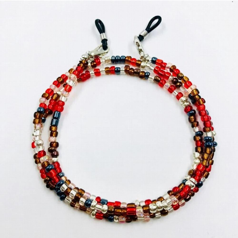 Reading Glasses Chain Retro Beads Eyeglass Sunglasses Spectacle Cord Tassels Neck Strap String Chain Eye wear mask chain