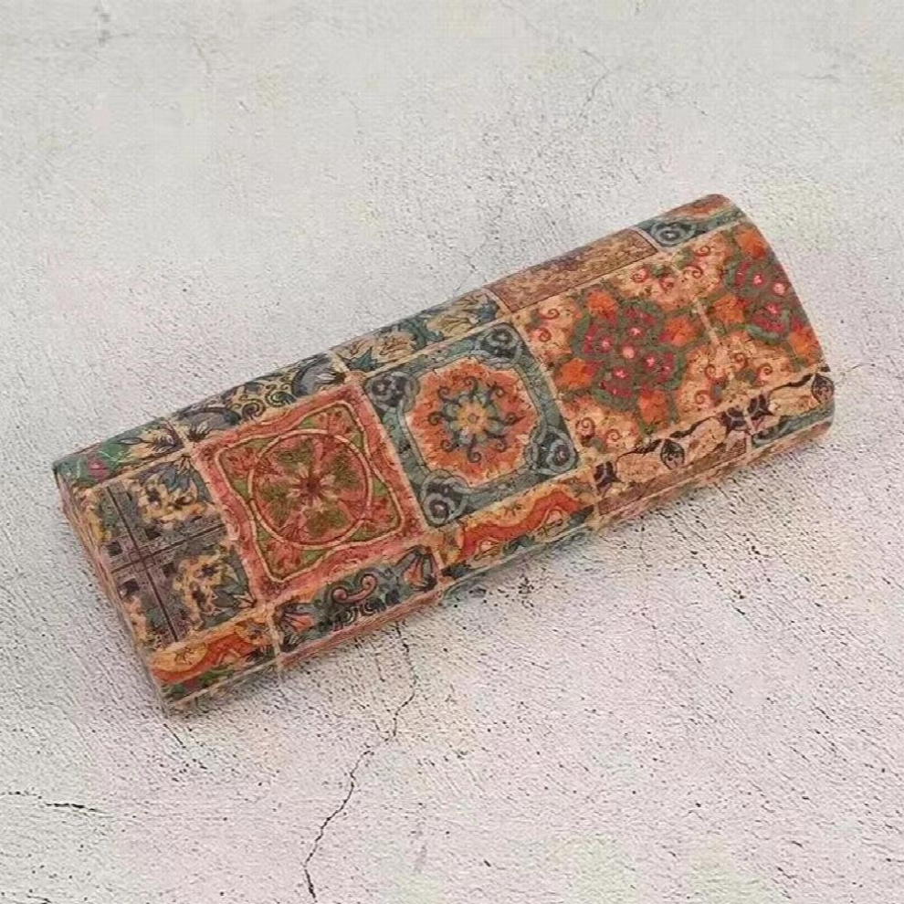 Spectacle Case Retro Exotic Pattern Creative Spectacle Case Tribal Totem Art Personality Sunglasses Storage Box Sunglass Case