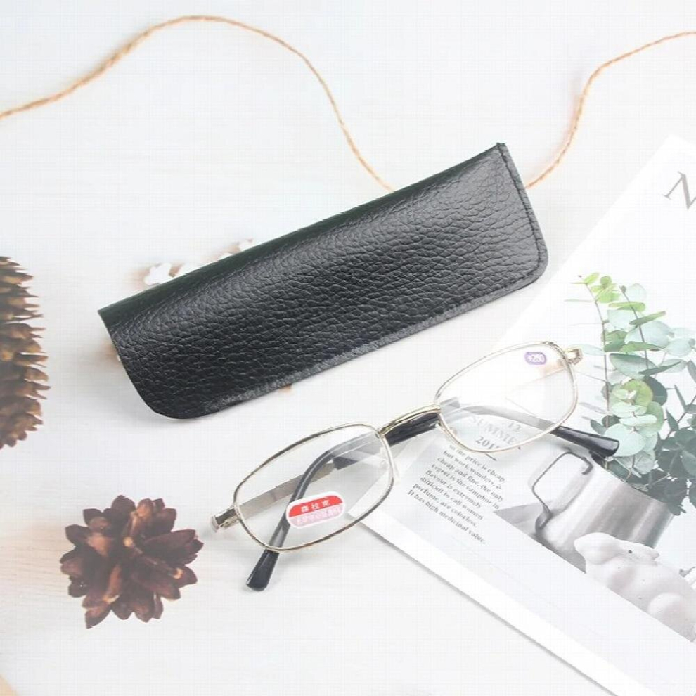 PU Leather Eyewear Cases Cover for Sunglasses Womens Eyeglasses Case Men Reading Glasses Box Eyewear Cases