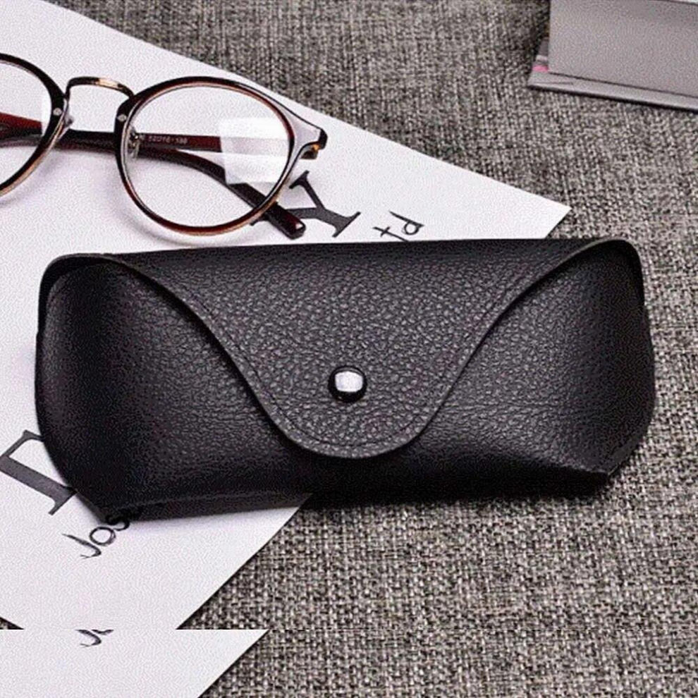 PU Leather Eyewear Cases Cover for Sunglasses Womens Eyeglasses Case Men Reading Glasses Box With Metal Buckle Eyewear Cases
