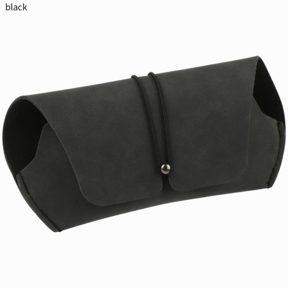 Portable Matte Leather Eyewear Accessories Glasses Box Eyewear ?Holder Bag Eyeglasses Storage Pouch Sunglasses Case
