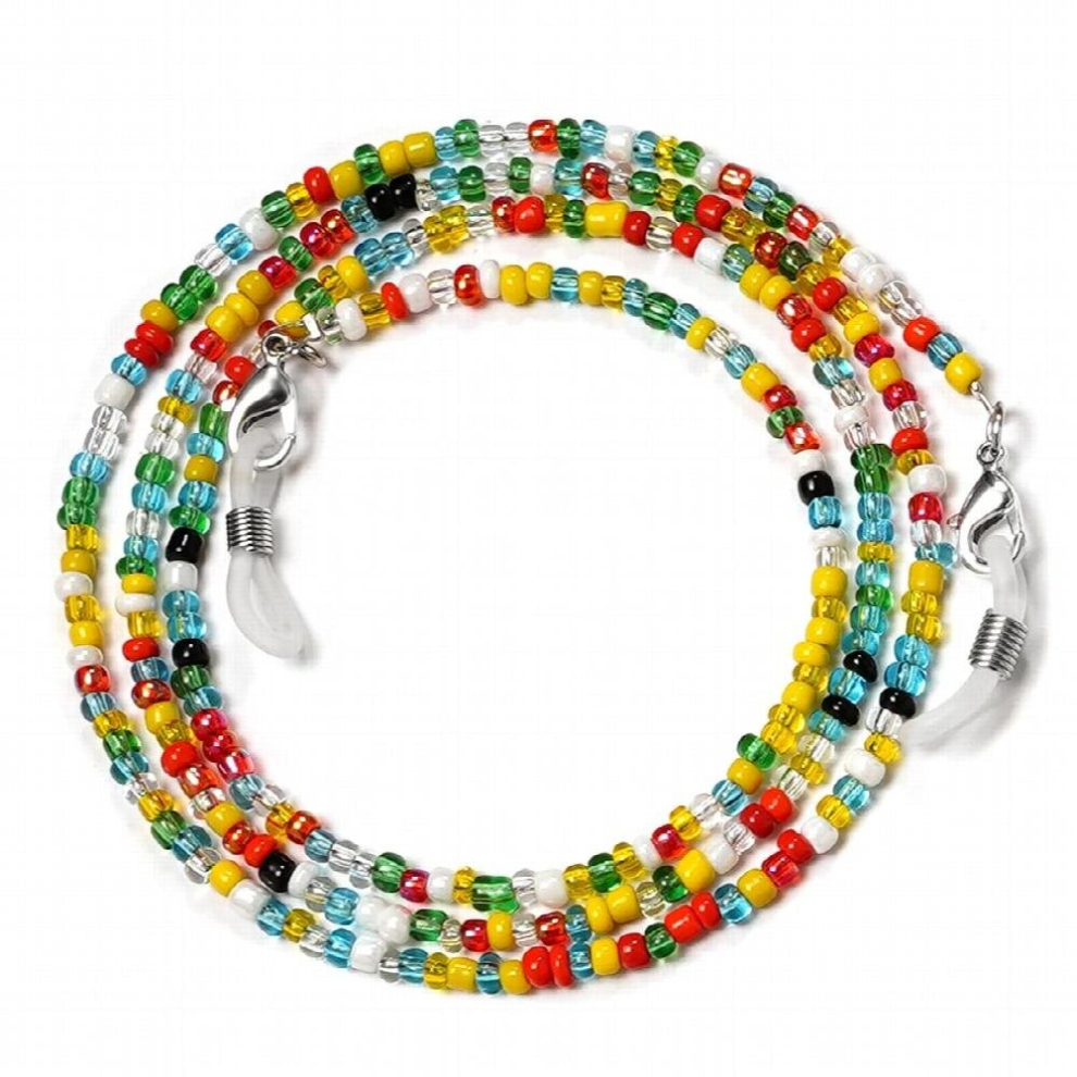 Multicoloured Beaded Chain Ladies Glasses Rope Eyeglasses Cord Sunglasses Lanyard For Women Men