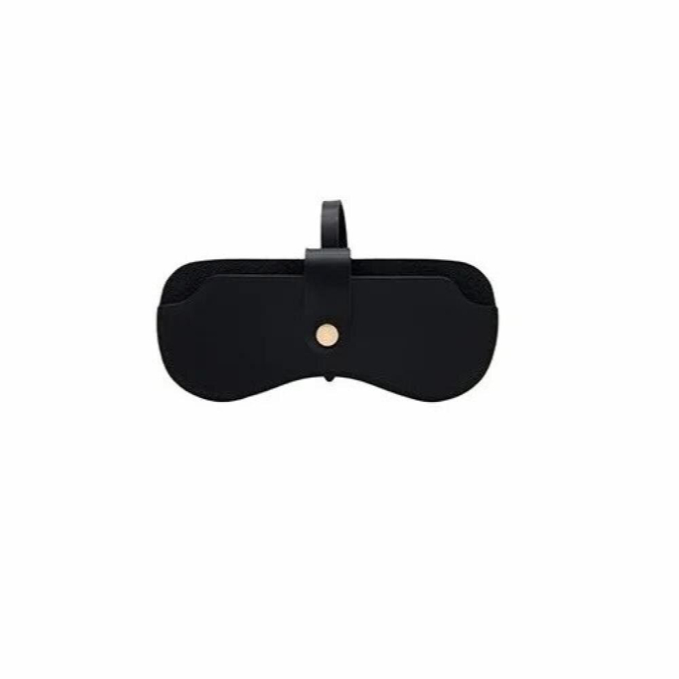 High Portable PU Leather Snap Glasses Case Glasses Container Cover Ultra-thin Glasses Case Sunglasses Box Storage