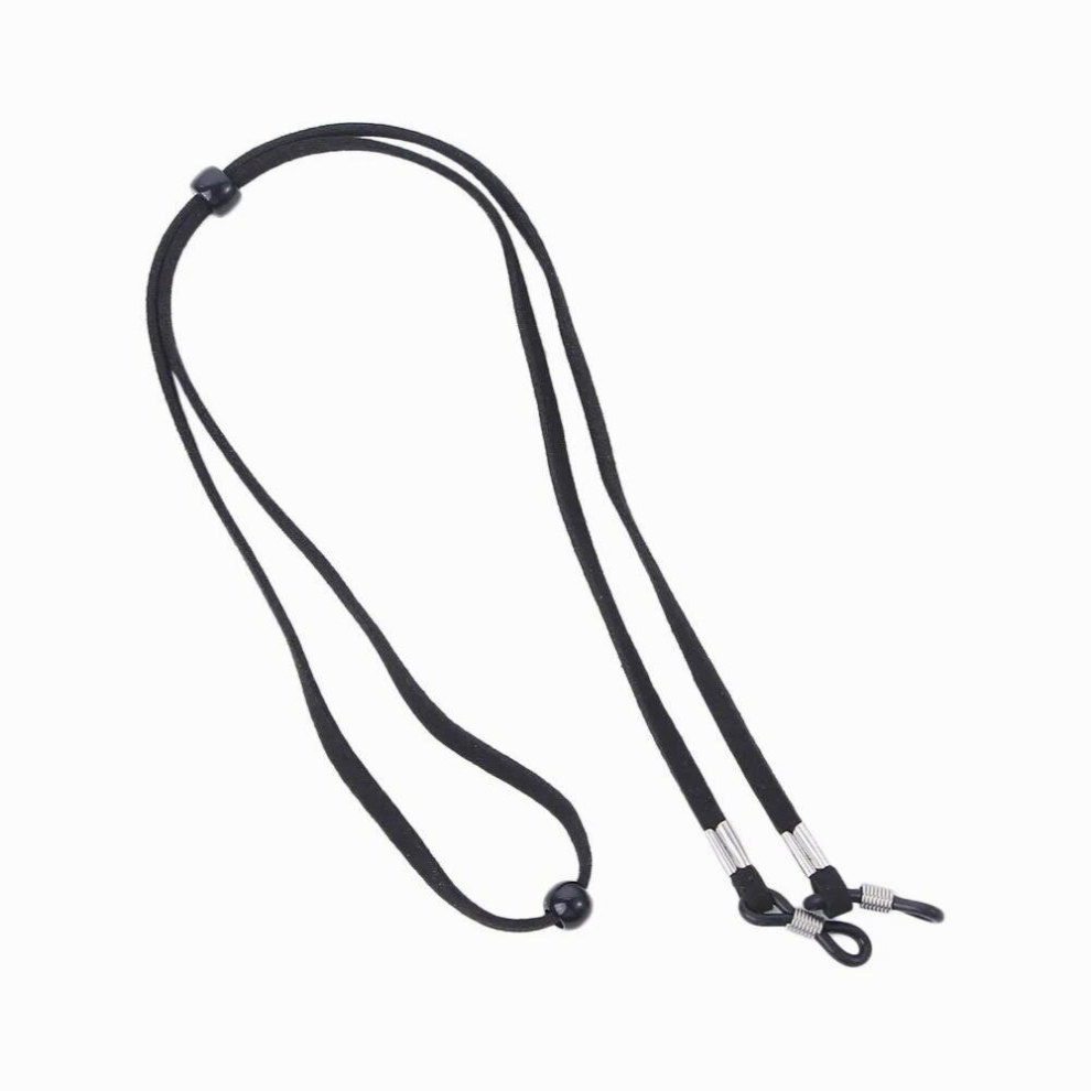 Multicoloured Adjustable Pu Leather Glasses Strap Neck Cord Solid Sunglasses Rope Eyewear Lanyard Holder