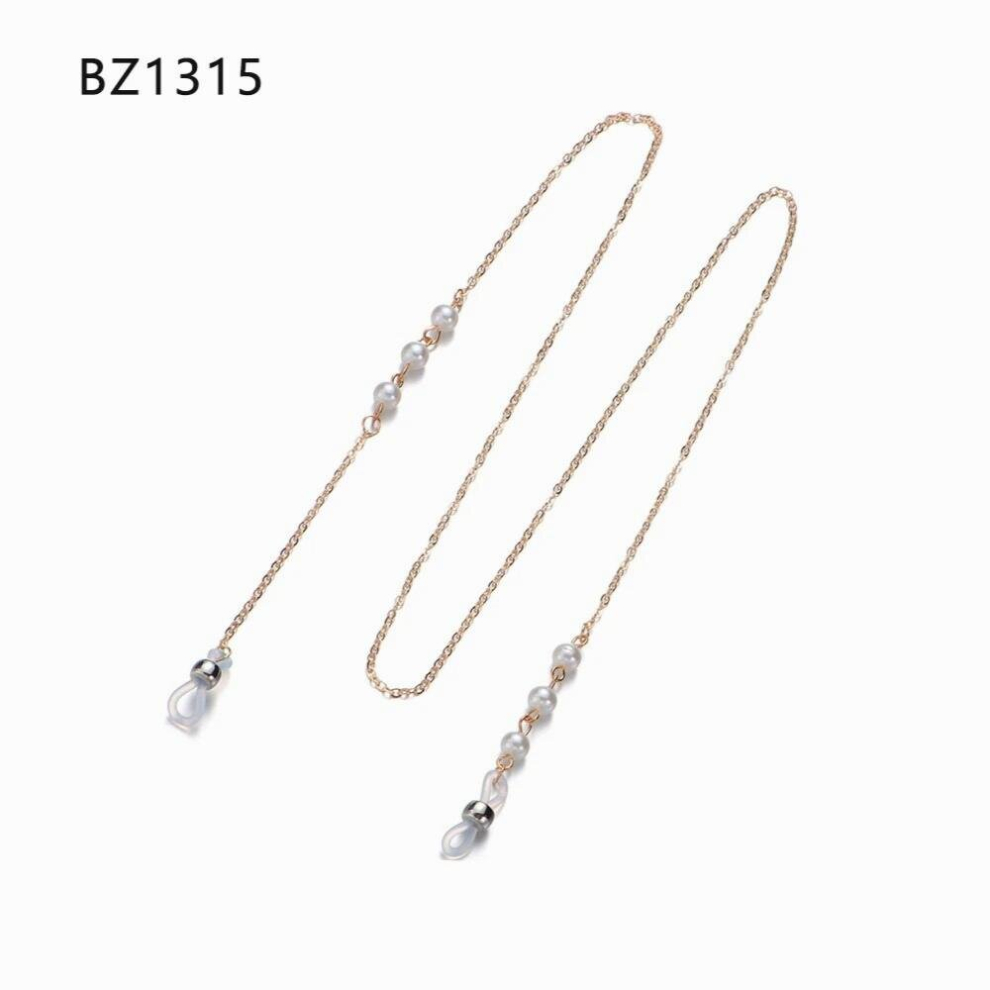 1Pc Starfish Shells Pearls Rhinestones Sunglasses Chains Stainless Steel Eyeglass Lanyards Womens Eyewear Accessories