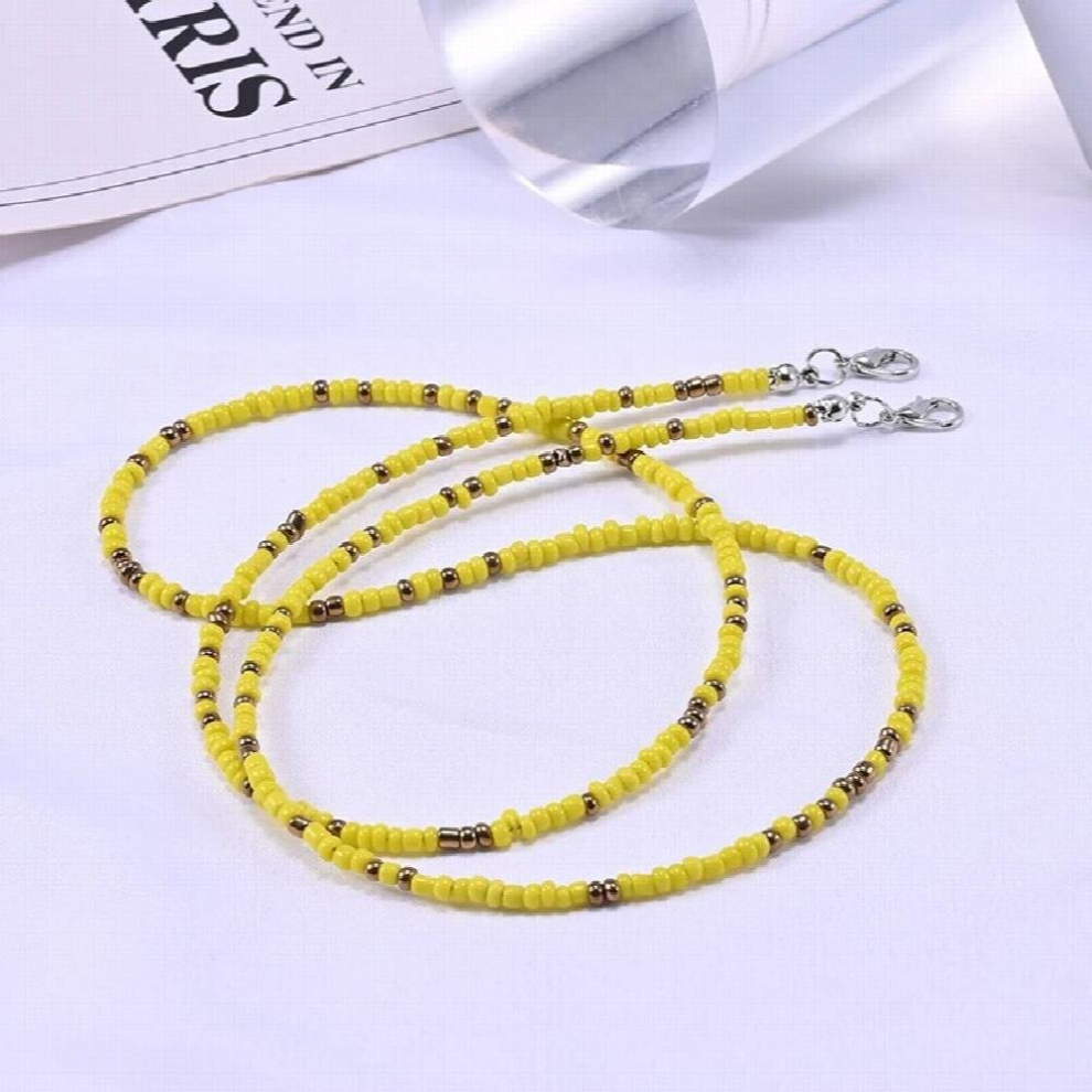 Glasses Chains for Masks Woman Neck Strap Colorful Seed Beads for Mask Holder Eyeglasses Sunglasses Spectacle Lanyard