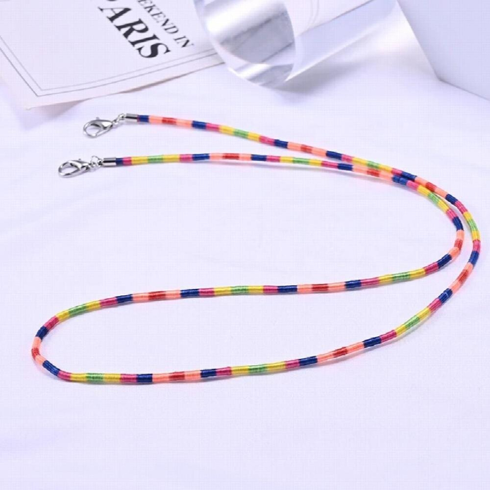 Multicoloured Chains For Masks Woman Neck Glasses Strap Rope For Mask Holder Cord Colorful Eyeglasses Sunglasses Spectacle Lanyard