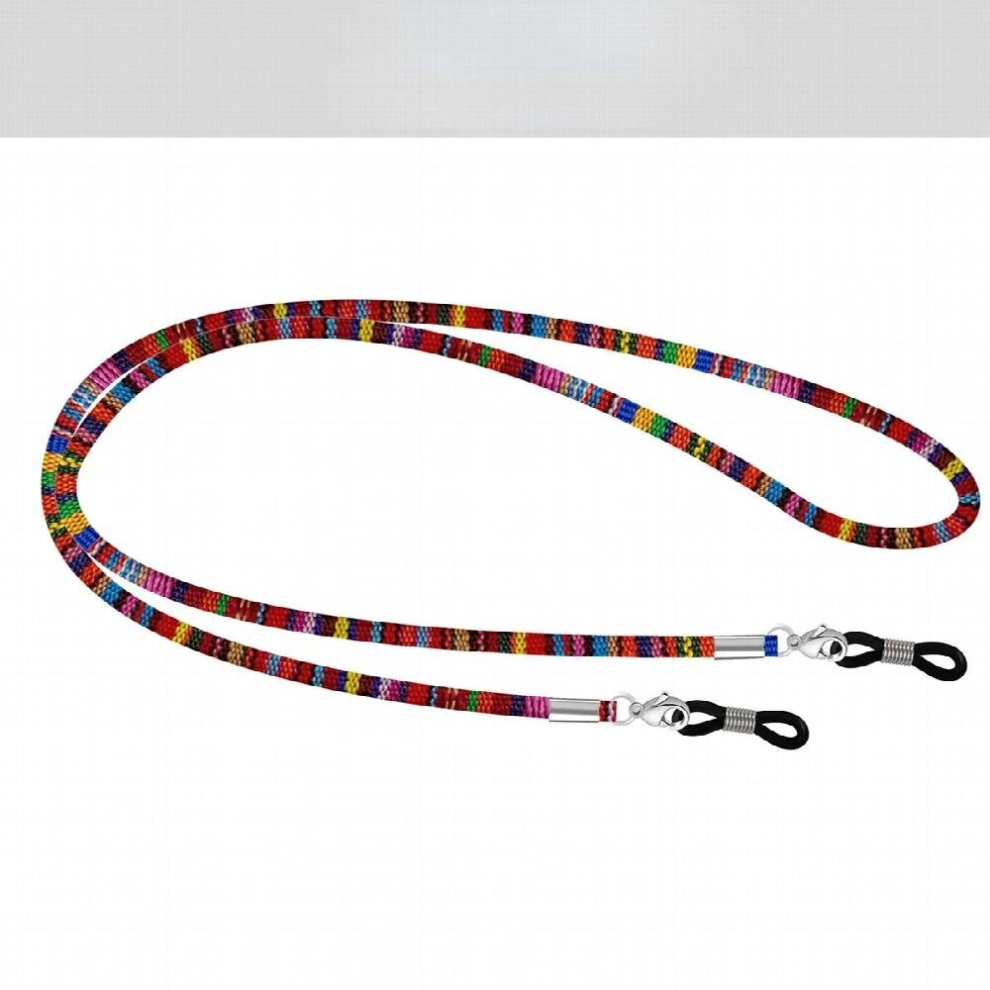 Multicoloured Practical Eyeglass Sunglasses Cotton Neck String Cord Retainer Strap Eyewear Lanyard Multi-Function Mask Chains