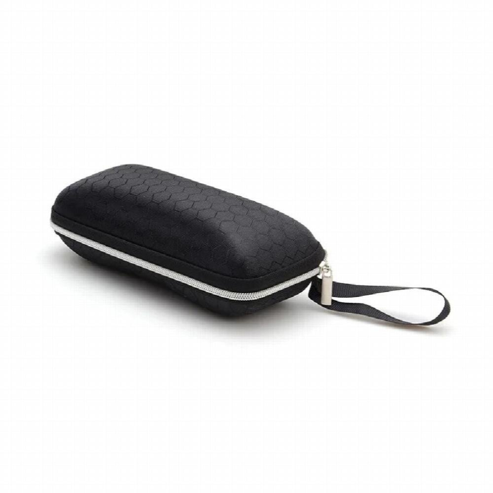 Black Rectangle Zipper Sunglasses Case Glasses Case Hard Glasses Case Eyewear Pouch Protector Box