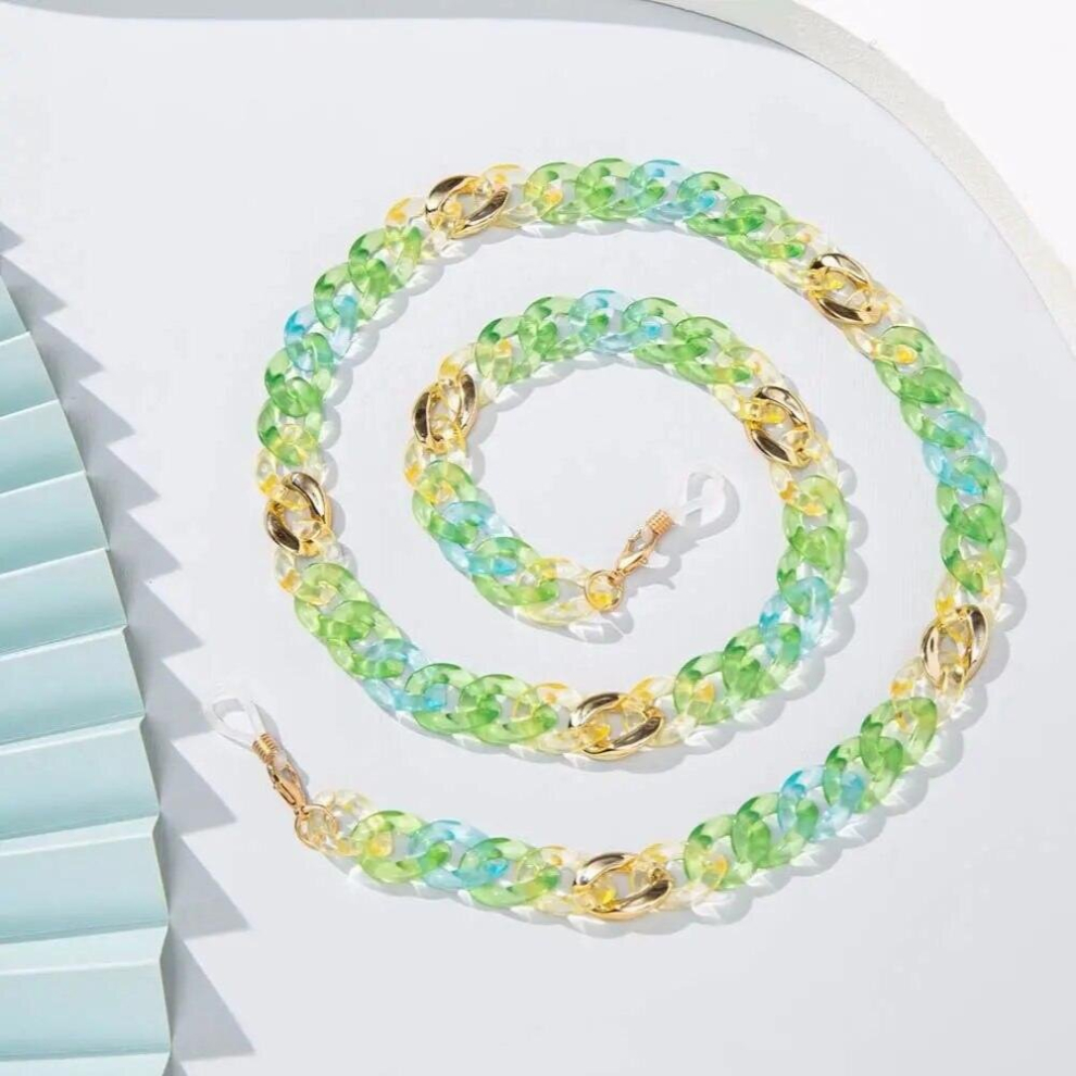Multicoloured Retainer Acrylic Sunglasses Chains Mask Lanyard Mask Chain Women Glasses Chains Spectacle Cord Neck Strap String