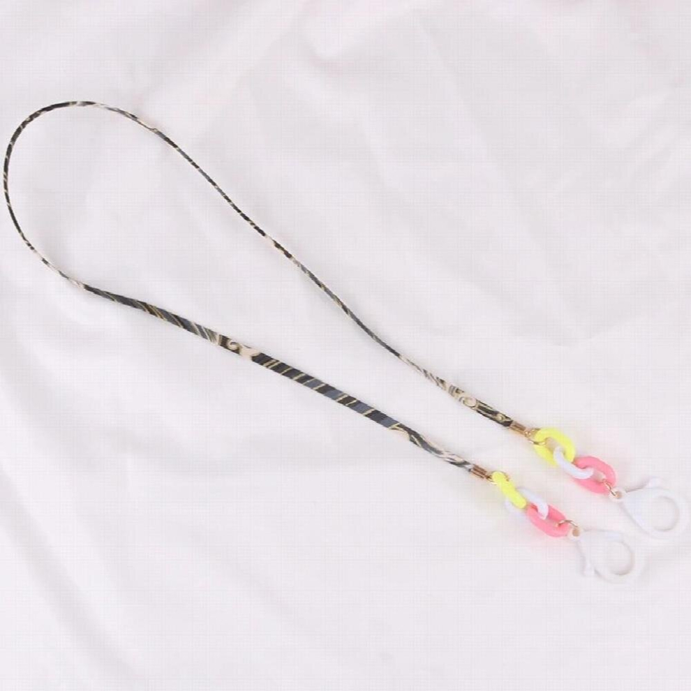 Candy Acrylic Mask Chain Holder Anti-Lost Sunglasses Reading Glasses Lanyard Neck Cord Strap Rope Jewelry