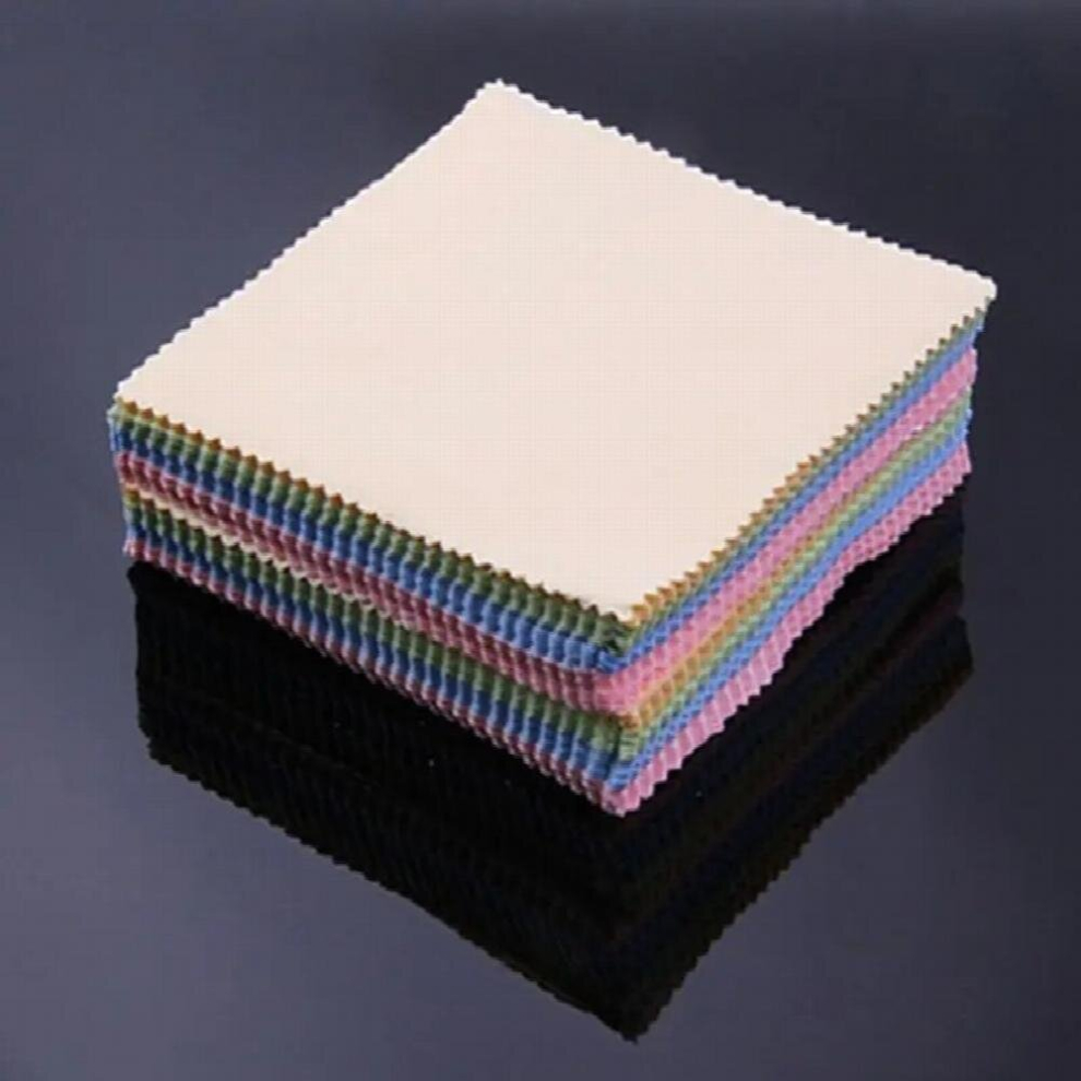 Multicoloured 10Pcs Cleaner Clean Glasses Lens Cloth Wipes For Sunglasses Microfiber Eyeglass Cleaning Cloth For Camera Computer Womens