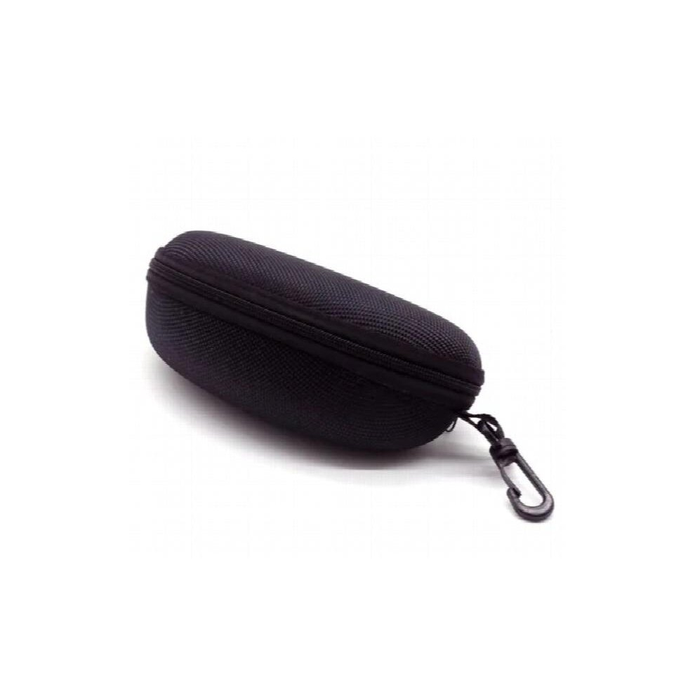 Portable Zipper Sunglasses Box Case Eye Glasses Clam Shell Protector Hard Pouch