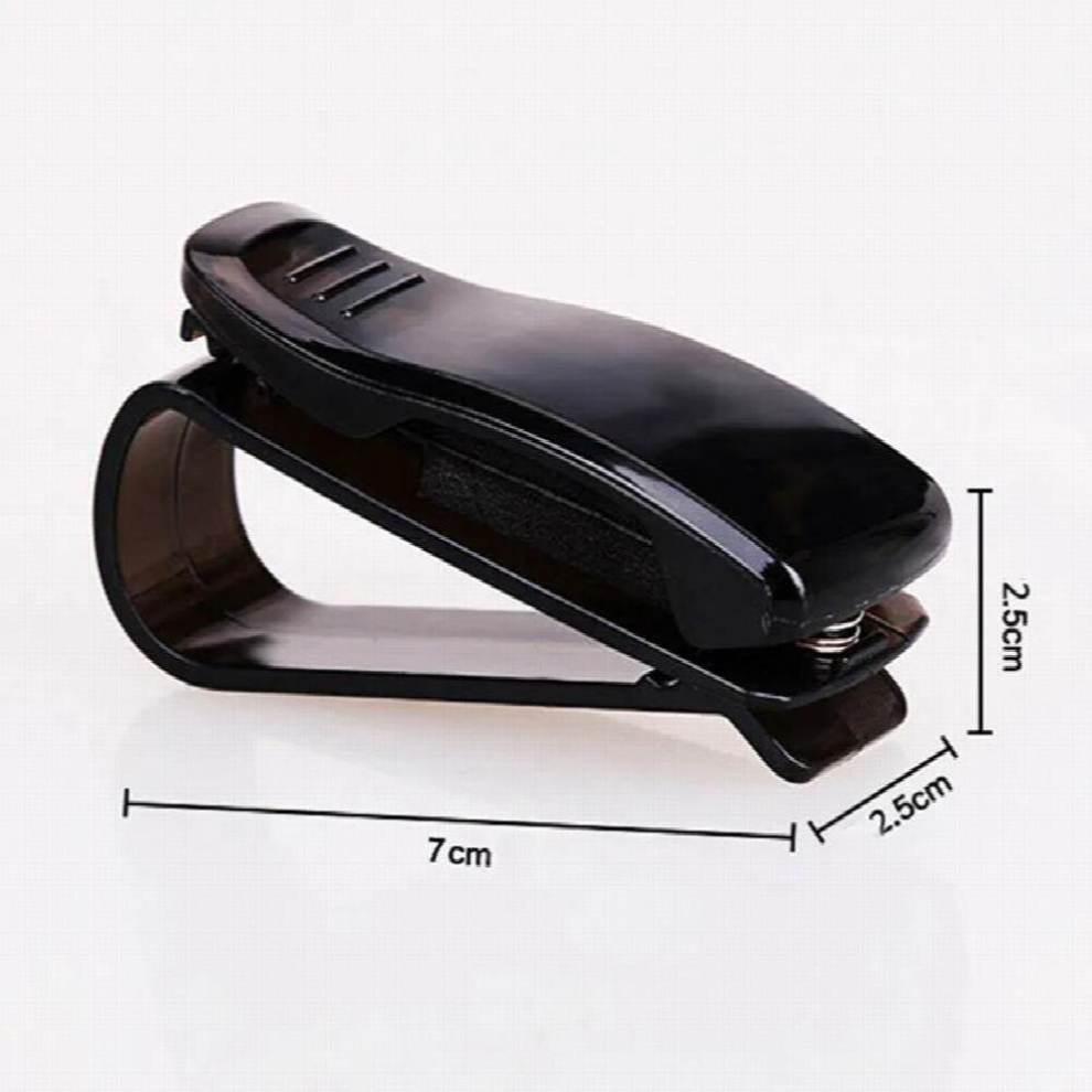 Auto Accessories Vehicle Sun Visor Sunglasses Ticket Clamp Multifunction Portable Glasses Holder Auto Fastener Cip Pvc Multicoloured 885672482060