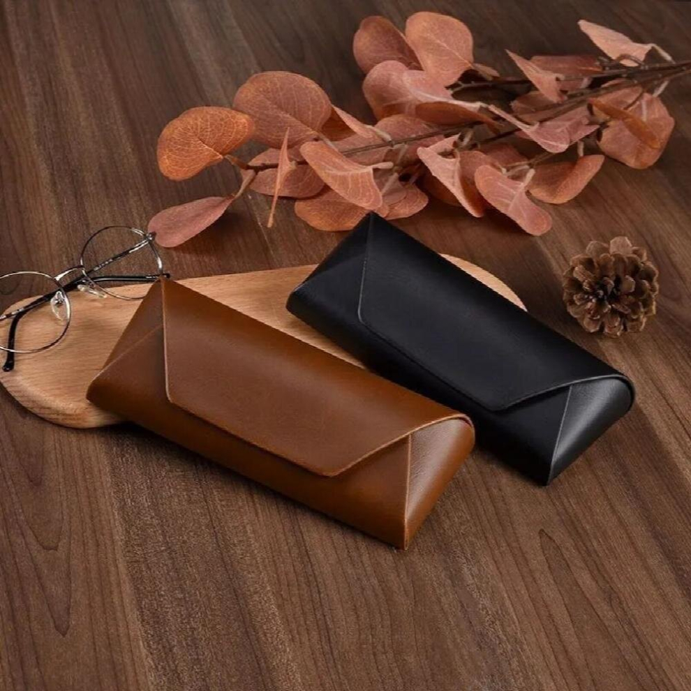 High-beauty Retro Sunglasses Box Large Frame Eyewear Case Flip Folding Myopia Presbyopia