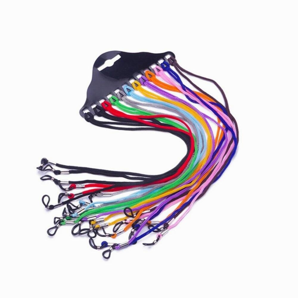 12PC Sports Sunglasses Chain Rope Glasses Eyeglasses Eyewear Cord Holder Neck Strap Reading Glasses Holder Glasses Colorful