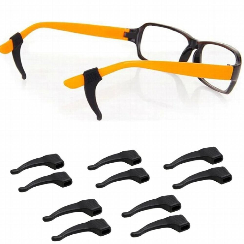 5 Pairs Silicone Anti Slip Ear Hooks For Glasses Eyeglass Sunglasses Holder Casual Glasses Stand Accessories Large Size