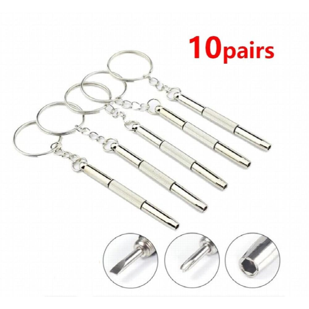Small Screw Drivers For Sunglasses Eyeglasses Watch Multifunctional 3 in 1 Handy Repair tools Glasses Accessories