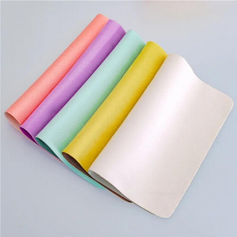 Multicoloured 5Pcs Chamois Glasses Cleaner 145*175Mm Microfiber Glasses Cleaning Cloth For Lens Phone Screen Eyewear Sunglasses Clean Wipes