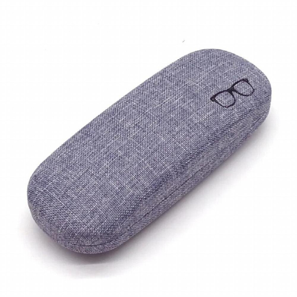 Retro Glasses Case Hard Shell Linen Glasses Case Men Women Sunglasses Myopia Glasses Storage Box Glasses Case