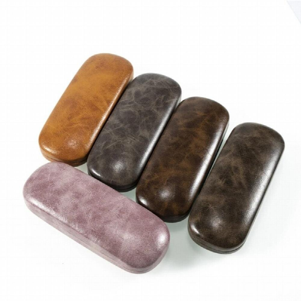Pvc Glasses Case Colored Tin Box Myopia Glasses Sunglasses Packaging Box Storage Box Fashionable Portable Glasses Case